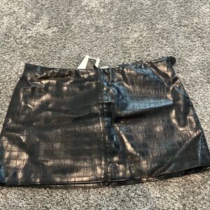 H&M Black Pencil Mini Skirt Night Out